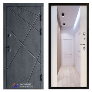 Дверное полотно  Лучи Бетон, brand = Термодор, price=42500